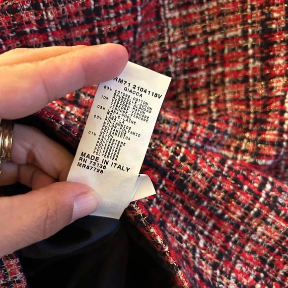 marina rinaldi tweed jacket - Picture 6 of 7